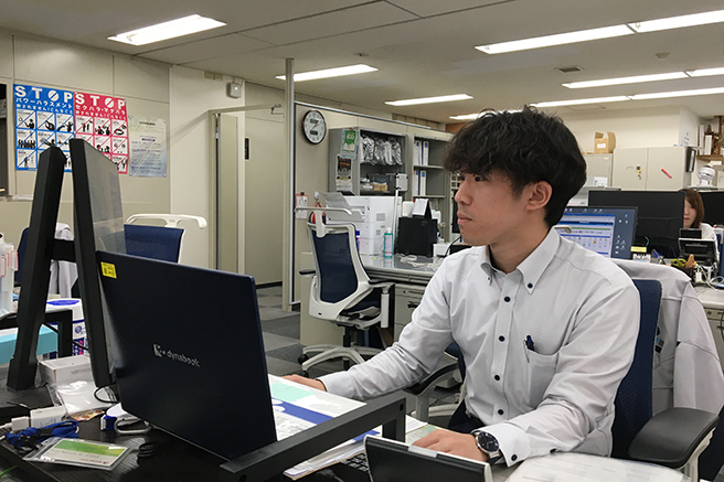 仕事風景の写真